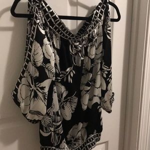 WHBM Split Sleeve Top